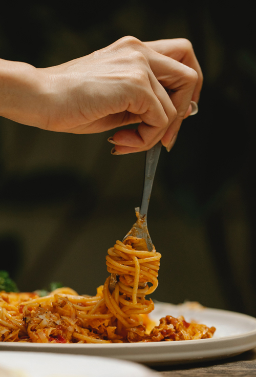 Italian Turkey Sausage Spaghetti